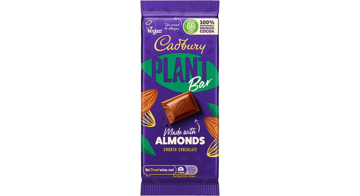 The wait is over - Cadbury have finally launched a vegan friendly chocolate bar. (Cadbury)