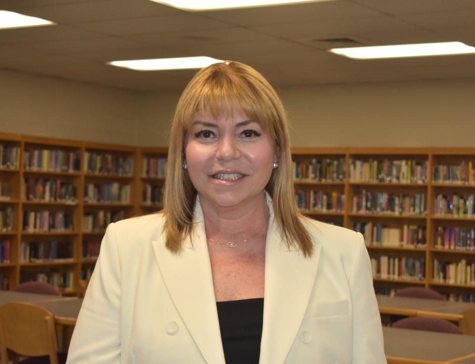 Clara Howitt, a Greater Essex County district administrator in Ontario, Canada, was selected by the Onsted school board as its next superintendent Monday during the board’s regular meeting. Howitt is pictured after her second-round interview Thursday.
