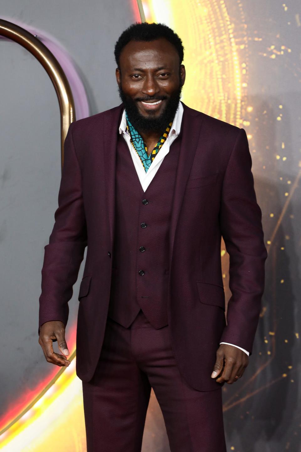 Babs Olusanmokun at the London premiere of "Dune."