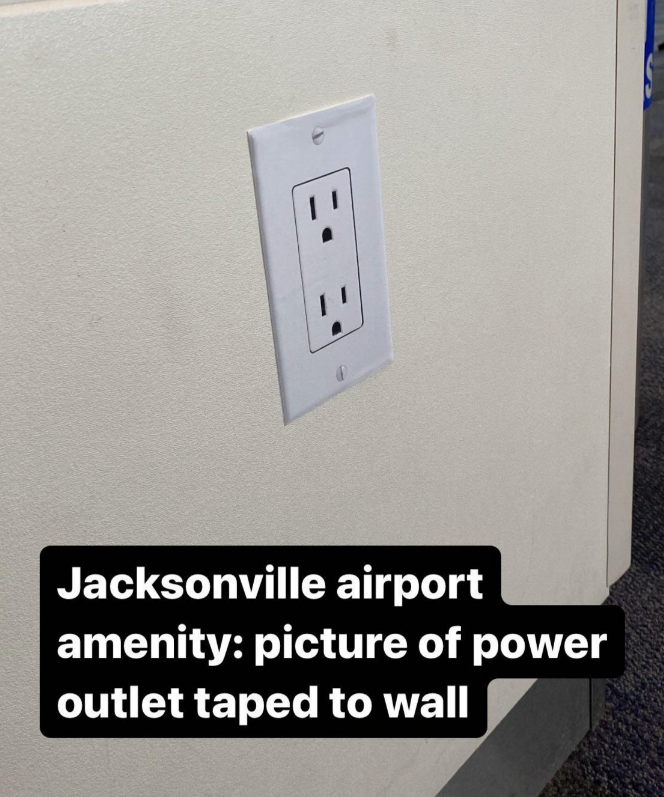 sticker of an outlet