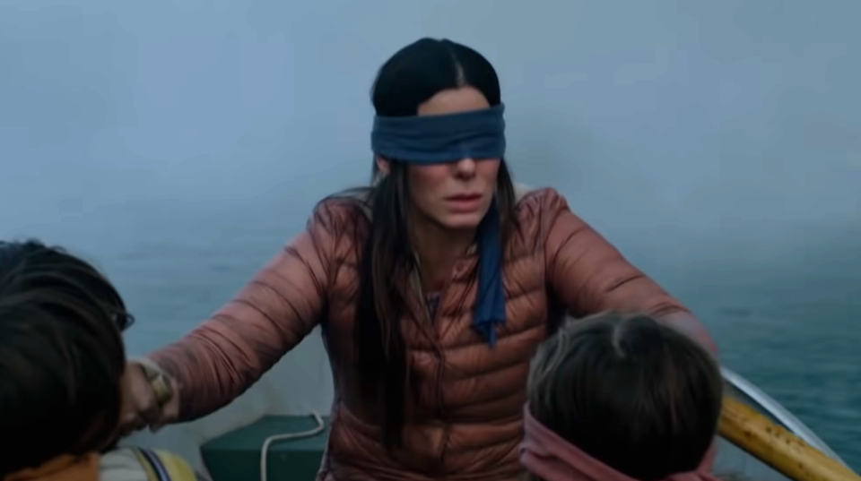 Screenshot from "Bird Box"