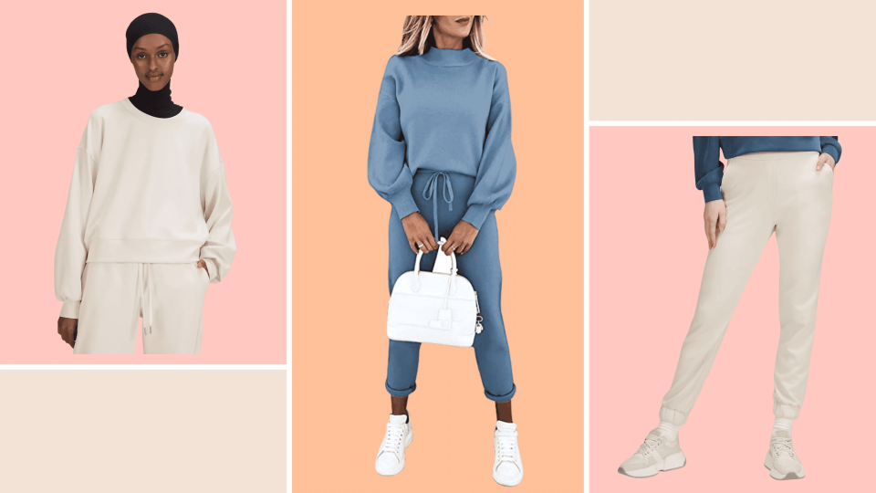 Matching athleisure sets are the perfect no-fuss option when you don't feel like getting ready.