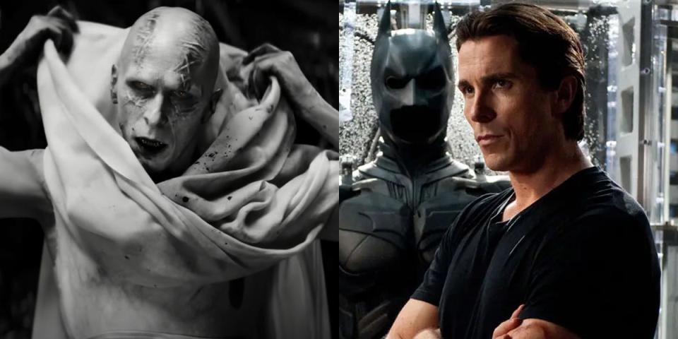 Christian Bale as Gorr the God Butcher and Batman