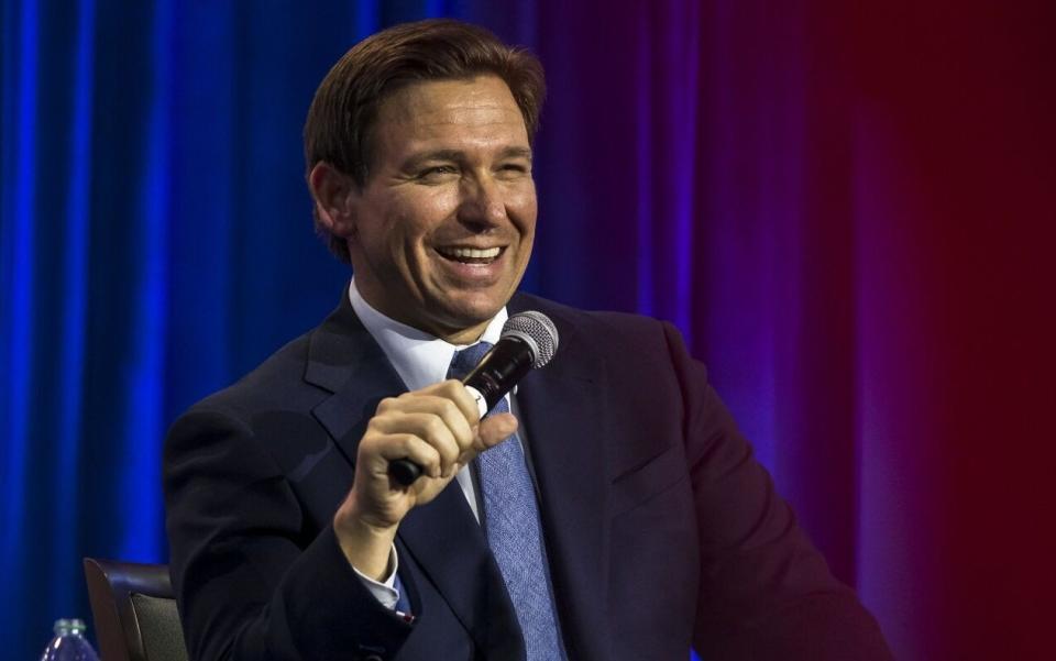 Ron DeSantis Republican US politics transgender rights children ban - Kathryn Gamble/Bloomberg