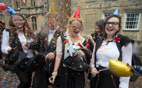 Oxford University has called in the police in an attempt to end the “inconsiderate and entitled” tradition  - Credit:  David Hartley