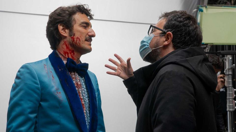 Paco Plaza dirigiendo 'Freddy' de 'Historias para no dormir' (RTVE)