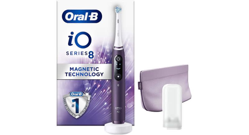 Oral-B iO8 Violet Ultimate Clean Elektrische Zahnbürste für Erwachsene 