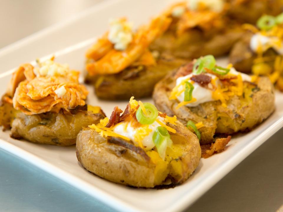 Ultimate Crispy Ranch Smashed Potatoes