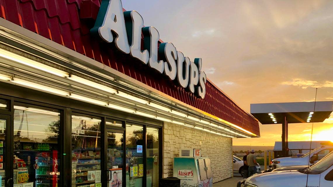 An Allsup’s convenience store is pictured in Carlsbad, New Mexico.