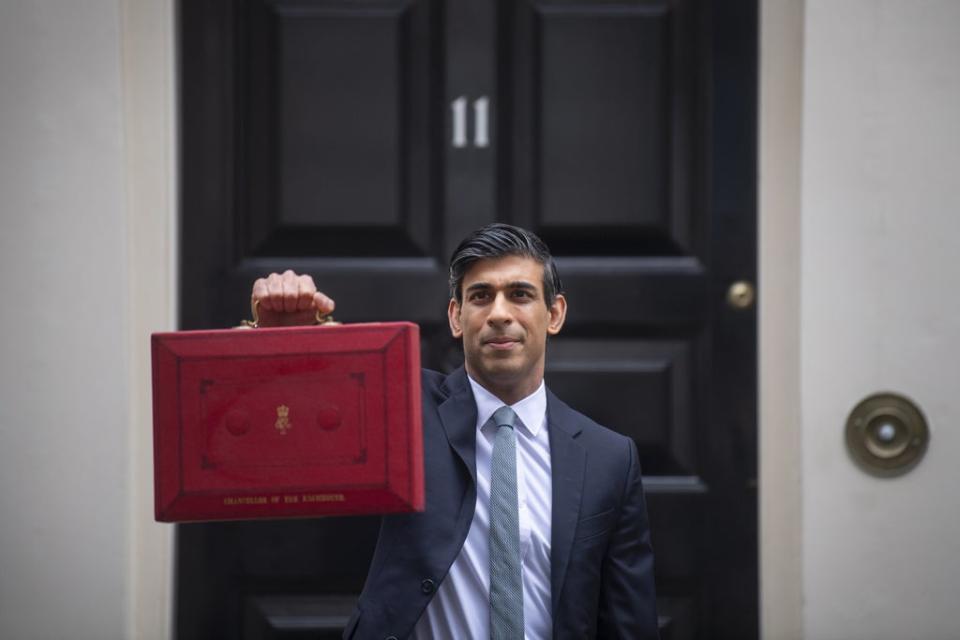 Chancellor Rishi Sunak outside 11 Downing Street (Victoria Jones/PA) (PA Archive)