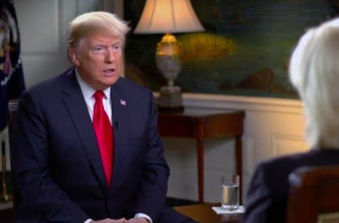 Trump walks away from CBS's 60 Minutes show after a heated exchange (Screengrab/CBS)