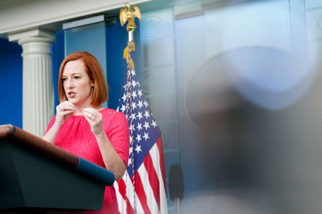 White House press secretary Jen Psaki said crack pipes 