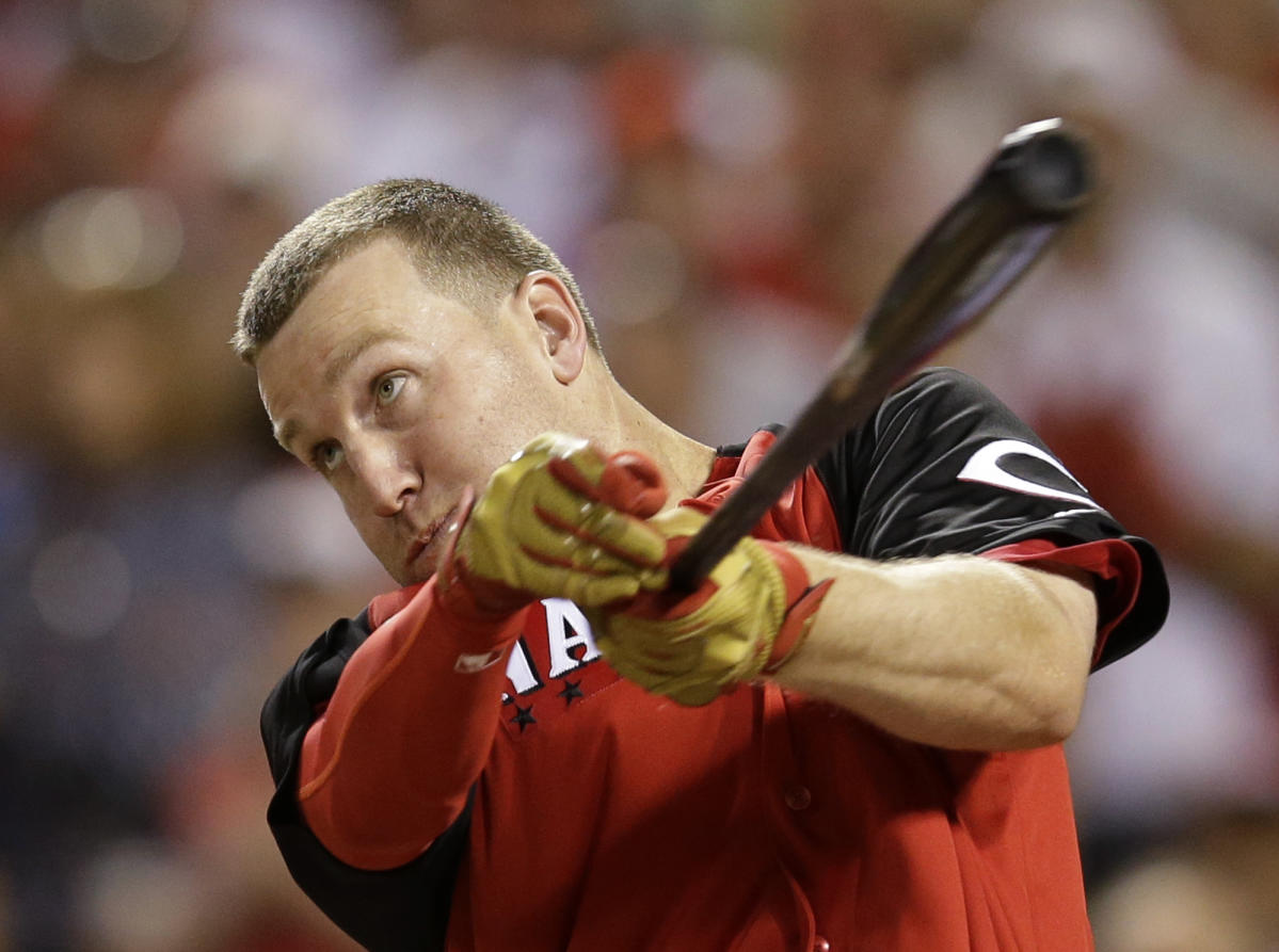 Todd Frazier's 3-year-old son Blake has home-run swing