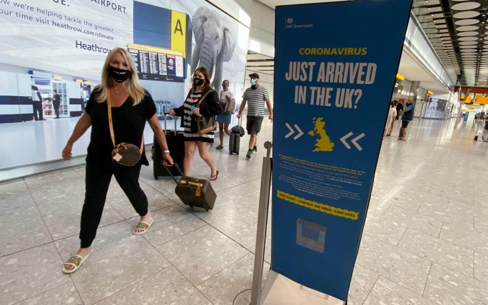 Passengers at Heathrow were given the test and received near-instant results - PA