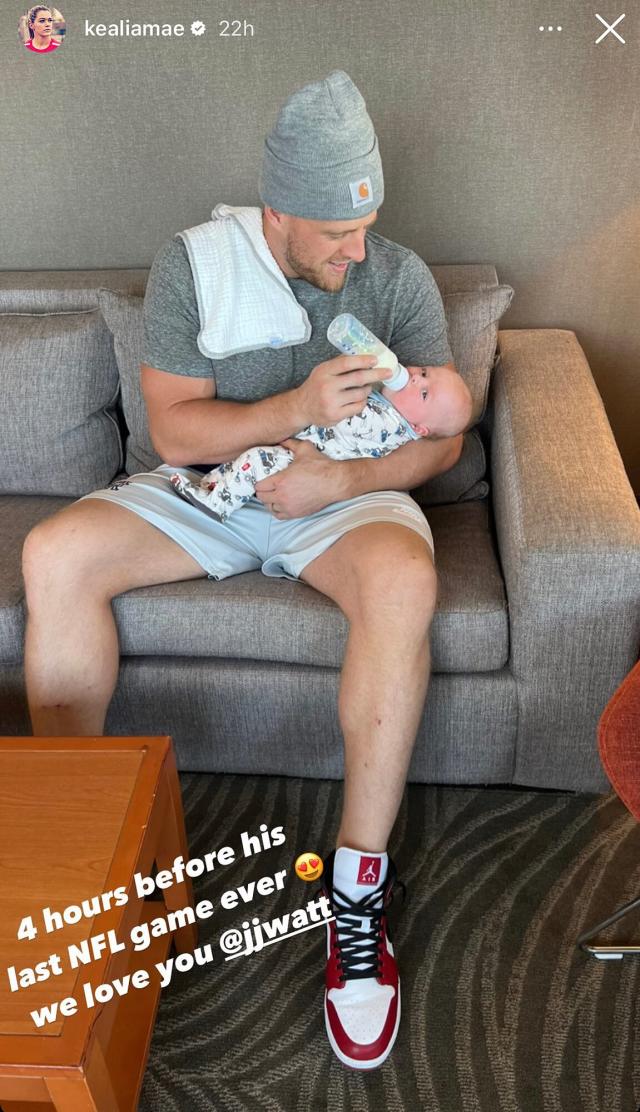 Cardinals' JJ Watt and wife Kealia Ohai welcome first baby weeks