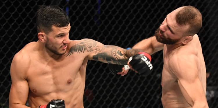 Luigi Vendramini rocks Jessin Ayari at UFC Fight Island 4