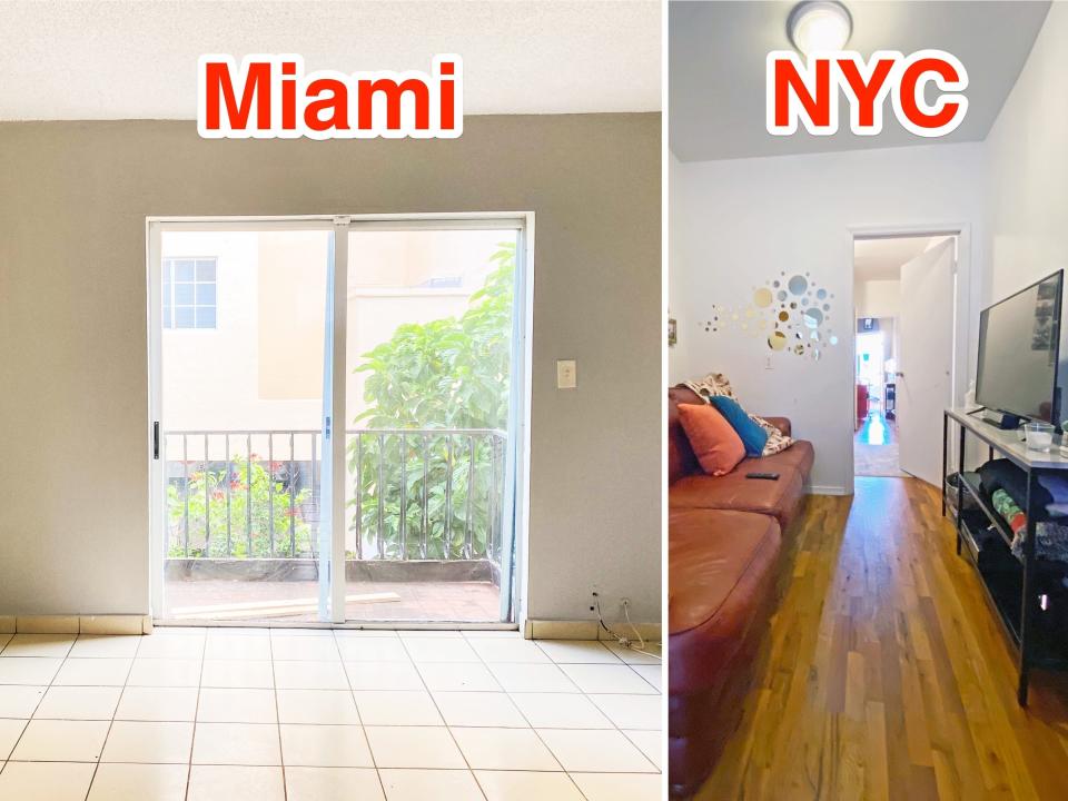 Miami apartment vs NYC apartment