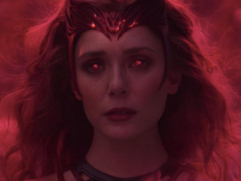 Elizabeth Olsen in ‘WandaVision’ (Marvel Studios)