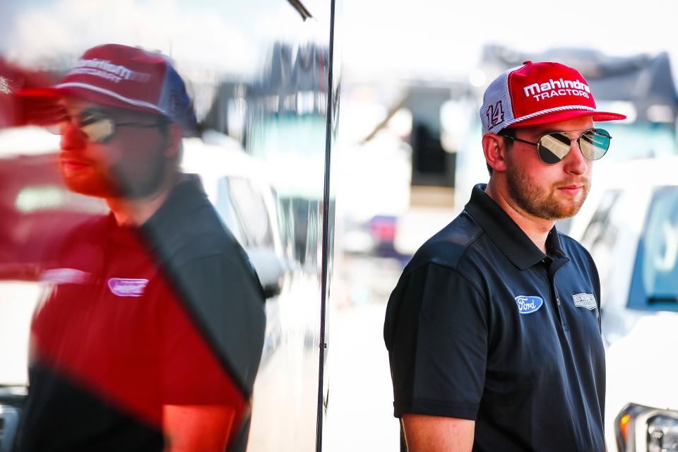 Mitchell's Chase Briscoe reflects on things prior to the Coca-Cola 600 at Charlotte Motor Speedway.