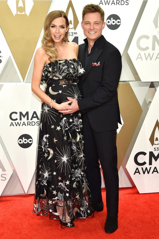 Frankie Ballard (R) and wife Christina | John Shearer/WireImage