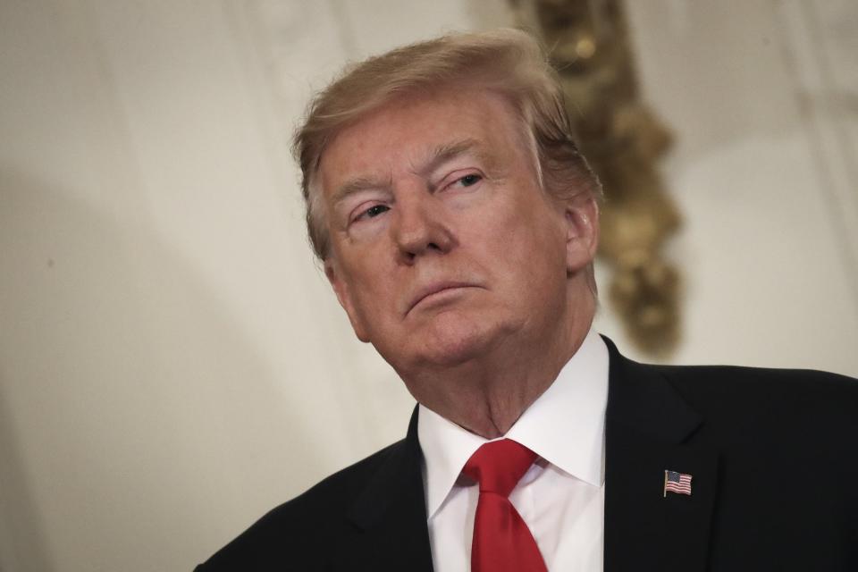 Donald Trump has flown to his private resort in Florida for the Easter holiday, as lawmakers on Capitol Hill issue subpoenas and discuss impeachment proceedings in the wake of Special Counsel Robert Mueller’s report. The president exploded on Twitter the morning after the report’s release to the public, calling statements included in the nearly 450-page document “bulls**t.” “Statements are made about me by certain people in the Crazy Mueller Report, in itself written by 18 Angry Democrat Trump Haters, which are fabricated & totally untrue,” he tweeted Friday. “Watch out for people that take so-called ‘notes,’ when the notes never existed until needed. Because I never agreed to testify, it was not necessary for me to respond to statements made in the ‘Report’ about me, some of which are total bullshit & only given to make the other person look good (or me to look bad).”Meanwhile, the House Oversight Chairman has suggested the possibility of impeaching Donald Trump in the wake of the explosive Mueller report. “A lot of people keep asking about the question of impeachment. We may very well come to that very soon," Elijah Cummings said in an interview with MSNBC’s Morning Joe. He added, “But right now, let's make sure we understand what Mueller was doing, understand what [Attorney General William] Barr was doing, and see the report in an unredacted form, and all of the underlying documents.”Mr Mueller laid out multiple episodes in which the president directed others to influence or curtail the Russia investigation after the special counsel’s appointment in May 2017.The report says those efforts “were mostly unsuccessful, but that is largely because the persons who surrounded the President declined to carry out orders or accede to his requests.”The attorney general said Thursday a version of the report with fewer redactions will be made available to a small group of lawmakers.He said all redactions would be removed from that version of the report except those relating to grand-jury information.Additional reporting by AP. Please allow the blog a moment to loadPlease allow the blog to load