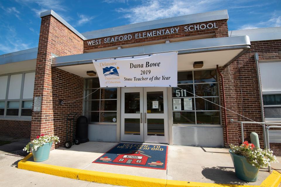 Delaware's 2019 Teacher of the Year was Dana Bowe, who teaches kindergarten through second grade for the Sussex County Orthopedic Program at West Seaford Elementary School.