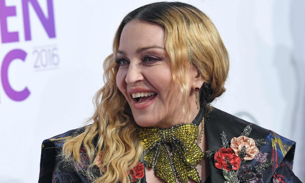 Madonna pictured at the Billboard Women in Music event in New York City, 9 December 2016.