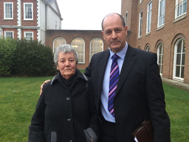 Irene and Shaughan Pring (Johanna Carr/PA).