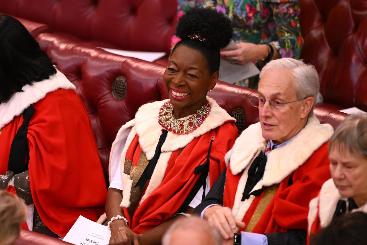 Baroness Floella Benjamin and other members of the House of Lords (PA)