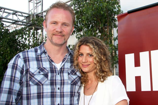 <p>Tommaso Boddi/WireImage</p> Morgan Spurlock and Sara Bernstein on June 16, 2013