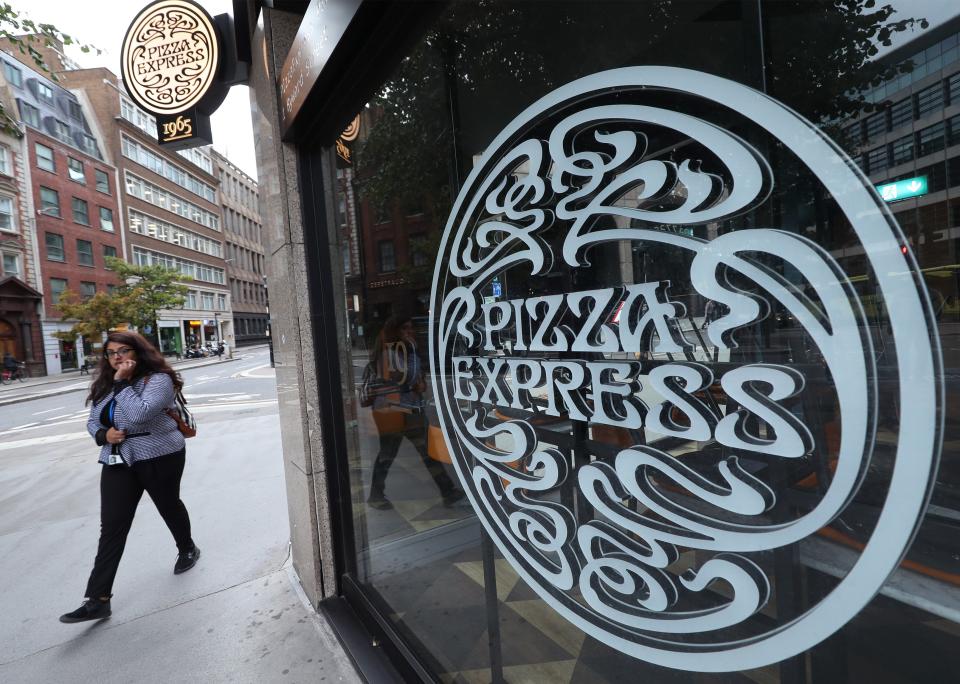 Pizza Express restaurant closures (PA Archive)