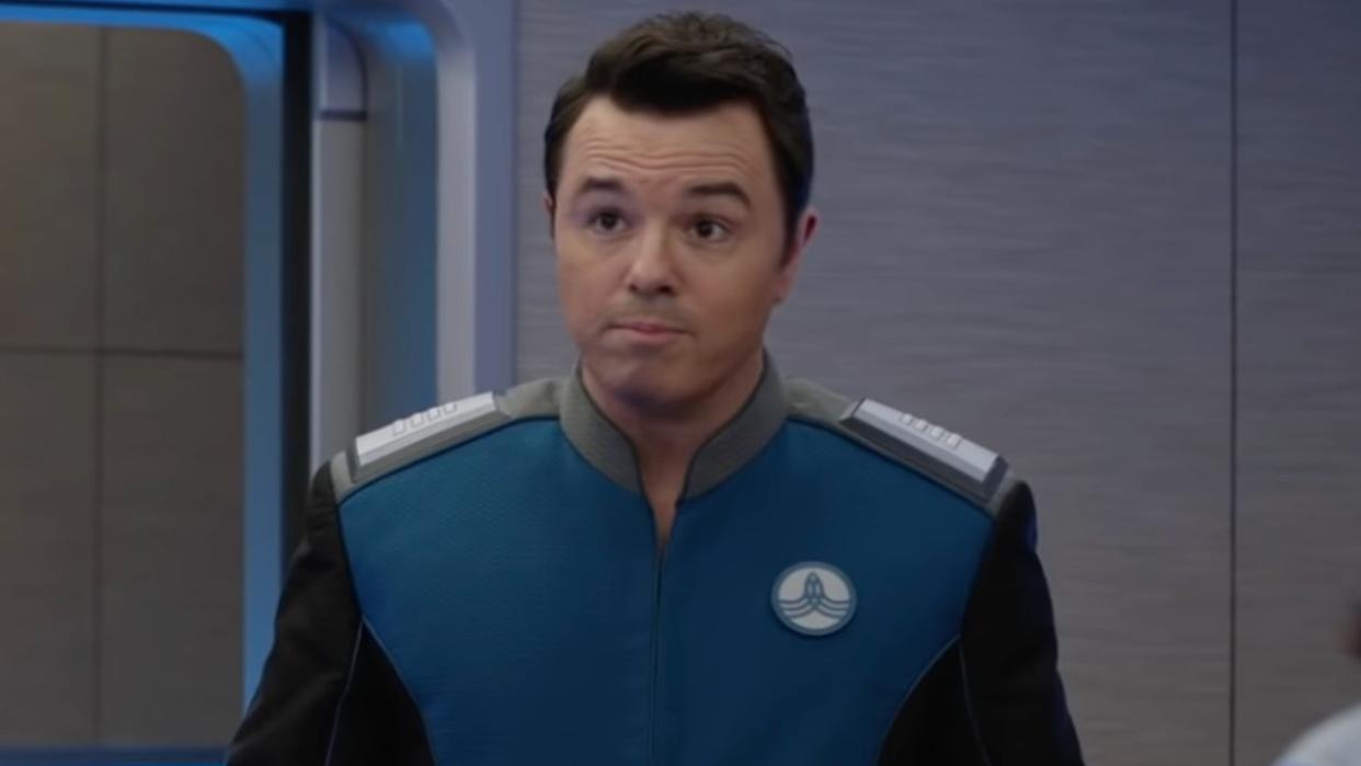  Seth MacFarlane as Captain Ed Mercer on The Orville. 