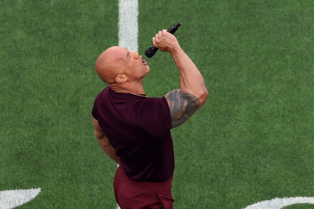 dwayne johnson super bowl