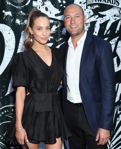 Leon Bennett/Getty Hannah David Jeter and Derek Jeter