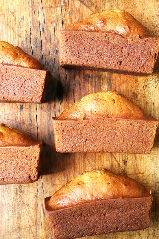 <strong>Get the <a href="http://www.alexandracooks.com/2011/10/13/pumpkin-bread/" target="_blank">Super Moist Mini Pumpkin Breads recipe</a> from Alexandra's Kitchen</strong>