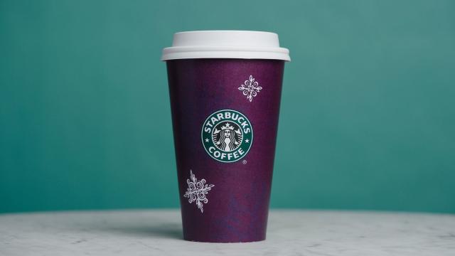 Starbucks Color Changing Holiday Cup/ Baby It's Cold Outside/ Starbucks Holiday  Cup/ Starbucks Hot Cup/ Holiday Cup/ Snowflake Cup 