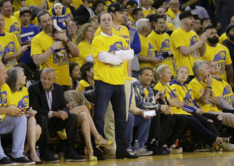 Joe Lacob has all the humility of a man with $400 million. (AP)