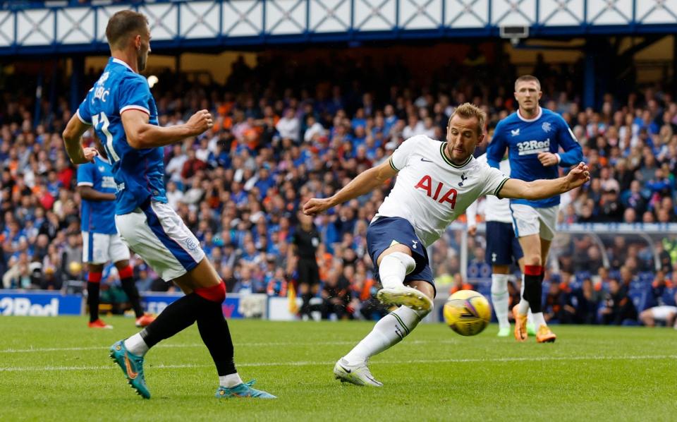 Harry Kane scores against Rangers - ACTION IMAGES