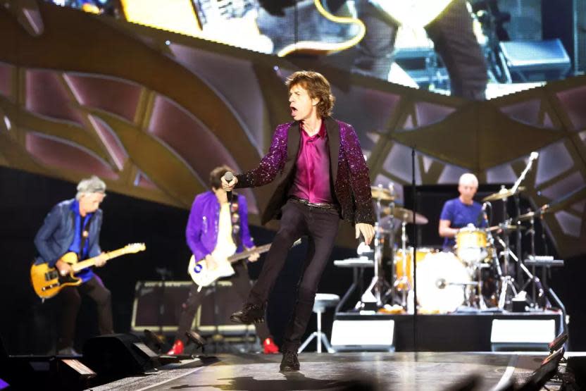 The Rolling Stones tocando en San Diego durante la apertura de su tour en 2015 (Rick Loomis / Los Angeles Times)