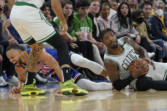 Celtics scramble to stop Stephen Curry as Game 5 of NBA finals