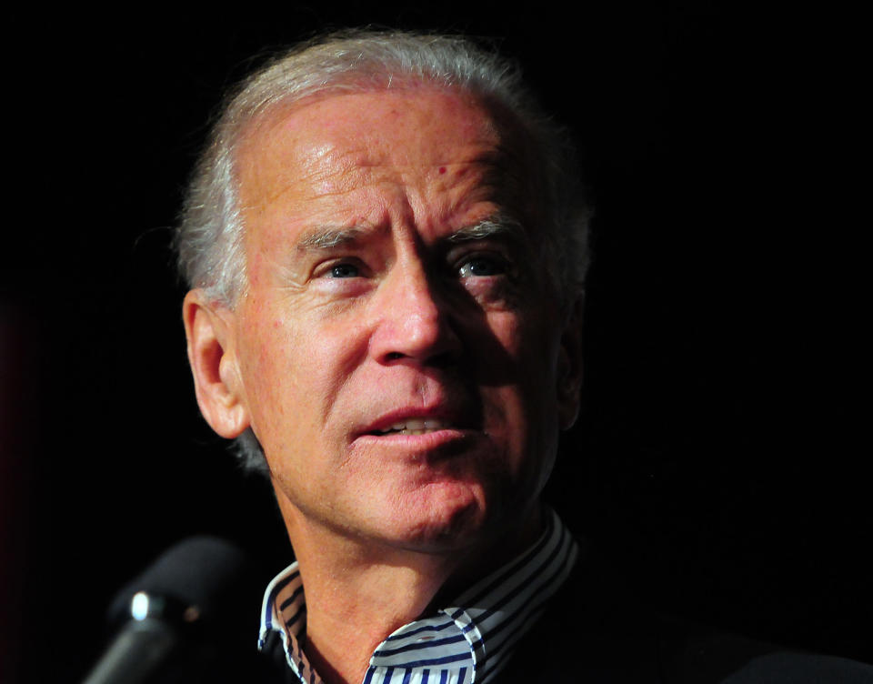 Vice President Joe Biden speaks to supporters on Tuesday, Oct. 2, 2012 in Charlotte, N.C. at The Fillmore. Biden said Tuesday that the middle class has been "buried" during the past four years, a statement that Republicans immediately seized upon as an unwitting indictment of the Obama administration. (AP Photo/The Charlotte Observer, Jeff Siner)