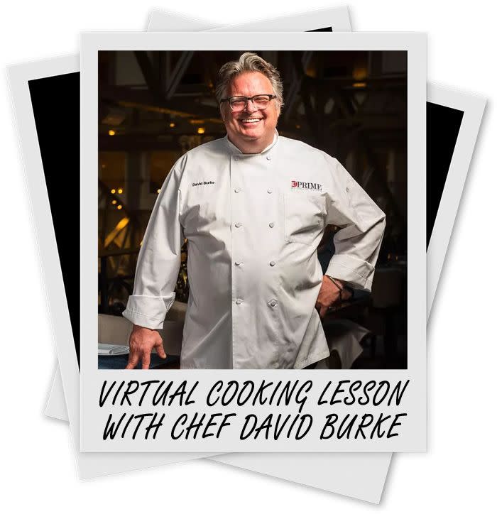 <p>Virtual Cooking Lesson with Celebrity Chef David Burke</p><p> <a href="http://www.charitybuzz.com/designunites" rel="nofollow noopener" target="_blank" data-ylk="slk:www.charitybuzz.com/designunites;elm:context_link;itc:0;sec:content-canvas" class="link ">www.charitybuzz.com/designunites</a><br></p>