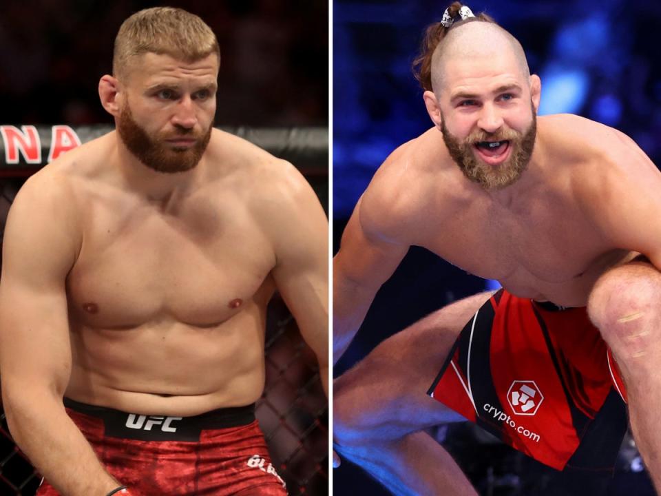 Former UFC light-heavyweight champions Jan Blachowicz (left) and Jiri Prochazka (Getty Images)