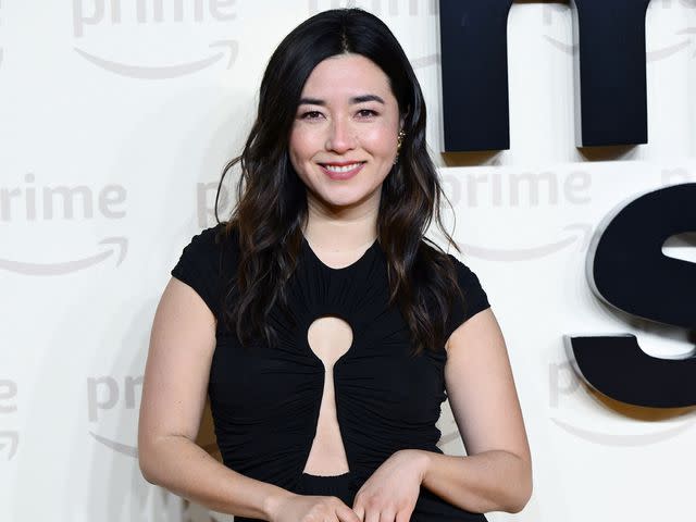 <p>Karwai Tang/WireImage</p> Maya Erskine attends the UK premiere of "Mr & Mrs Smith" on January 17, 2024 in London, England.