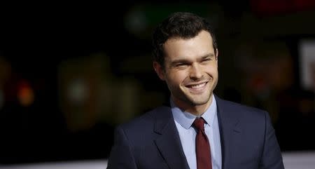 Alden Ehrenreich in Los Angeles, California February 1, 2016. REUTERS/Mario Anzuoni