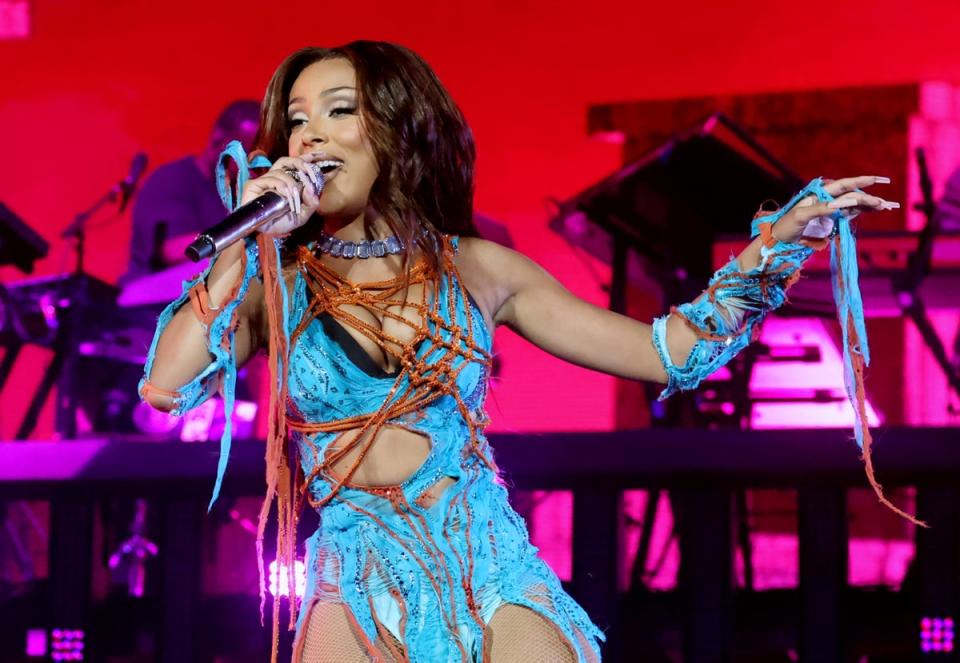 Doja Cat at Coachella 2022 (Getty Images for Coachella)