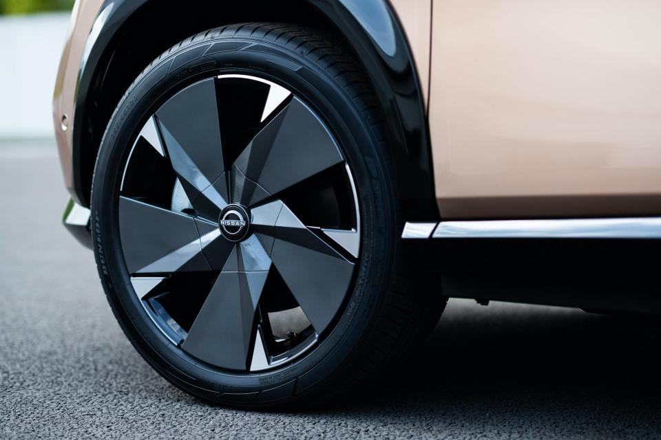 Nissan Ariya wheel image_20inch alloy wheel_2 source