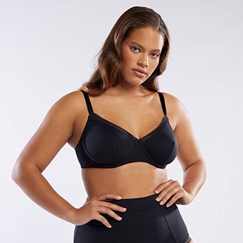 7) Women's Curvy Stretch Microfiber Unlined Bra