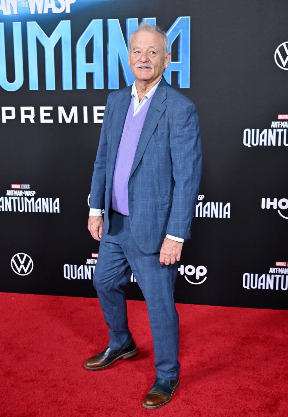 Bill Murray attends Marvel Studios' “Ant-Man and The Wasp: Quantumania" at Regency Village Theatre on February 06, 2023 in Los Angeles, California.