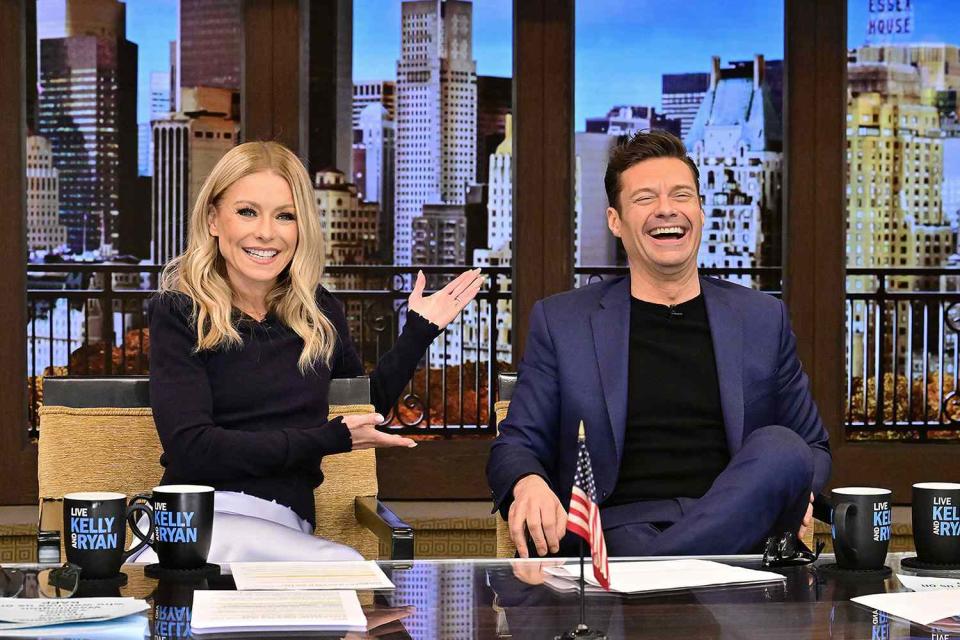 ABC/Jeff Neira Kelly Ripa and Ryan Seacrest